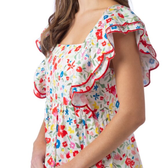 Crosby by Molly Burch Frida Blossom Ruffle Dress - Picture 2 of 5